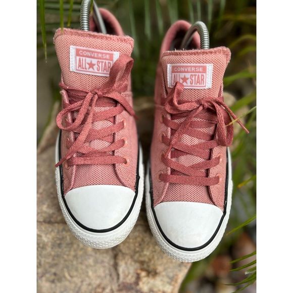 Converse Shoes - Converse All Star womens 10 low tops Pink Sneakers Waffle Texture pink laces
